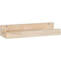 CaliCosy Wandplank van massief grenen - L40 x H7 cm