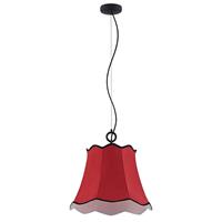 Lucande Binta hanglamp, 1-lamp, roestrood
