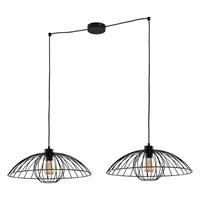 Euluna Hanglamp Barbella met kooikap, 2-lamps