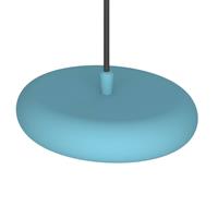 Pujol LED-Hängeleuchte Boina, Ø 19 cm, blau