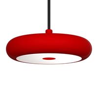 Pujol LED-Hängeleuchte Boina, Ø 19 cm, rot