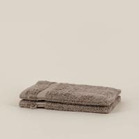Presence 2-PACK Luxe Washandjes - Taupe