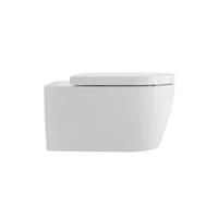 Duravit ME by Starck Wand-Tiefspül-WC mit WC-Sitz, HygieneFlush, rimless, 45790920A1