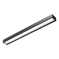 EULUNA LED-Wandleuchte Mera, Breite 80 cm, schwarz, 4000K