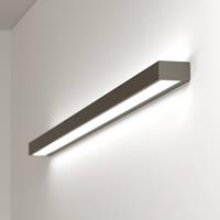 Euluna LED wandlamp Mera, breedte 120cm, zwart, 4000K