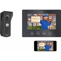 Elro Dv50 Ip Wifi Deur Intercom et 7 Inch Kleurenscherm - Bekijken En Communiceren Via App