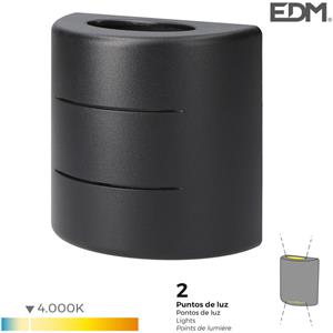 EDM 6W 60lm 4.000k LED-Wandleuchte ovales Tageslicht mit -Streifen