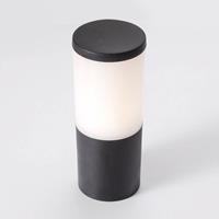 Fumagalli LED-Sockellampe Amelia, CCT, schwarz, Höhe 25 cm