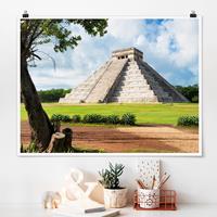 Klebefieber Poster El Castillo Pyramide