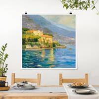 Klebefieber Poster Italienische Landschaft - Meer