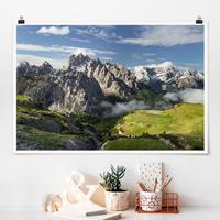 Klebefieber Poster Italienische Alpen