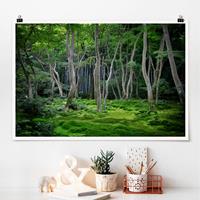 Klebefieber Poster Japanischer Wald