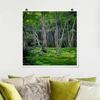 Klebefieber Poster Japanischer Wald