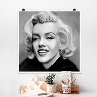 Klebefieber Poster Marilyn privat