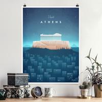 Klebefieber Poster Reiseposter - Athen