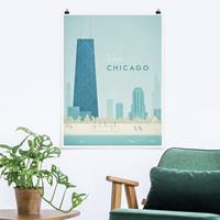 Klebefieber Poster Reiseposter - Chicago