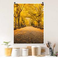 Klebefieber Poster Herbst im Central Park