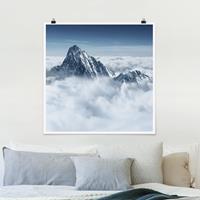 Klebefieber Poster Die Alpen über den Wolken