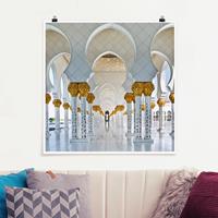 Klebefieber Poster Moschee in Abu Dhabi