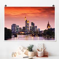 Klebefieber Poster Frankfurt Skyline