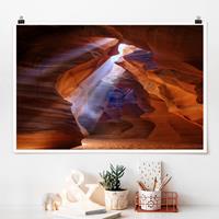 Klebefieber Poster Lichtspiel im Antelope Canyon