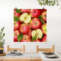 Klebefieber Poster Saftige Äpfel