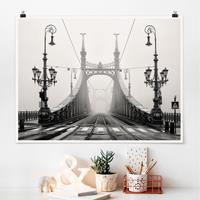 Klebefieber Poster Brücke in Budapest