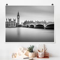 Klebefieber Poster Westminster Brücke und Big Ben