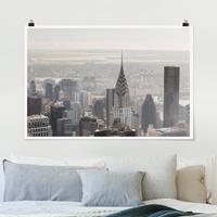 Klebefieber Poster Vom Empire State Building Upper Manhattan NY