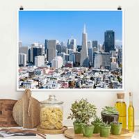 Klebefieber Poster San Francisco Skyline