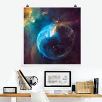 Klebefieber Poster NASA Fotografie Bubble Nebula