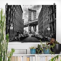 Klebefieber Poster Manhattan Bridge in America