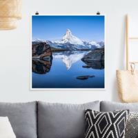 Klebefieber Poster Stellisee vor dem Matterhorn