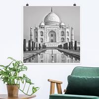 Klebefieber Poster Taj Mahal mit Garten