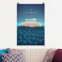 Klebefieber Poster Reiseposter - Athen