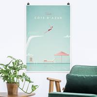 Klebefieber Poster Reiseposter - Côte d´Azur