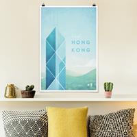 Klebefieber Poster Reiseposter - Hong Kong