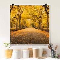 Klebefieber Poster Herbst im Central Park