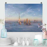 Klebefieber Poster Dubai über den Wolken