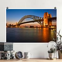 Klebefieber Poster Harbour Brücke in Sydney