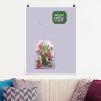 Klebefieber Poster Blumentee