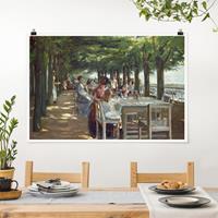 Klebefieber Poster Max Liebermann - Terrasse des Restaurants Jacob