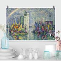 Klebefieber Poster Paul Signac - Regenbogen über La Rochelle