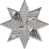 Wandtattoo Metallic Star Silver
