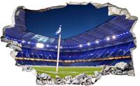 Wall-Art Wandfolie 3D voetbal HSV Arena 02 (1 stuk)