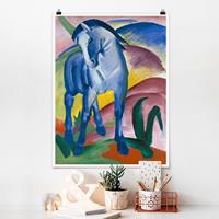 Klebefieber Poster Kunstdruck Franz Marc - Blaues Pferd