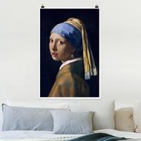Klebefieber Poster Jan Vermeer van Delft - Das Mädchen mit dem Perlenohrgehänge