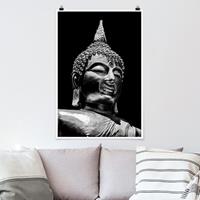 Klebefieber Poster Buddha Statue Gesicht