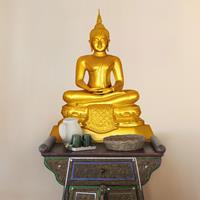 Klebefieber Wandtattoo Spirituell Zen Buddha Gold