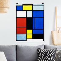 Klebefieber Poster Kunstdruck Piet Mondrian - Tableau No. 1